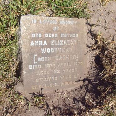 WOODHEAD Anna Elizabeth nee HARKER -1970