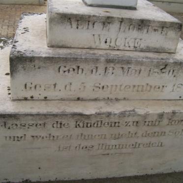 WOCKE Alice Louise 1880-1882