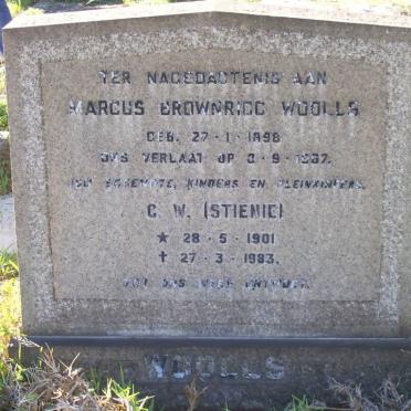 WOOLLS Marcus Brownrigg 1898-1987 &amp; C.W. 1901-1983