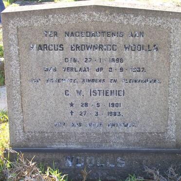 WOOLLS Marcus Brownrigg 1898-1987 &amp; C.W. 1901-1983