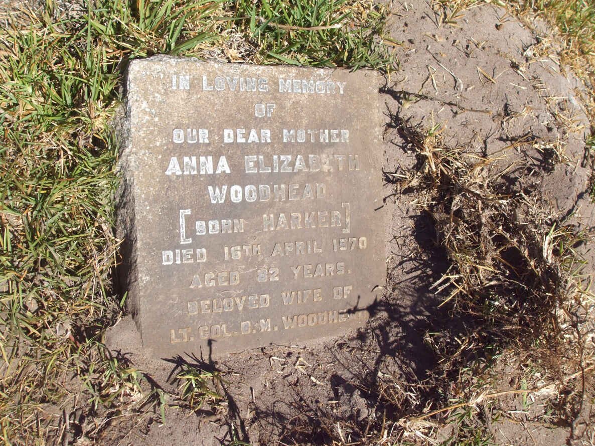 WOODHEAD Anna Elizabeth nee HARKER -1970