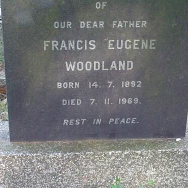 WOODLAND Francis Eugene 1892-1969