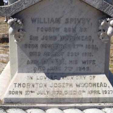 WOODHEAD William Spivey 1861-1910 &amp; Minnie -1949 :: WOODHEAD Thorton Joseph 1872-1927