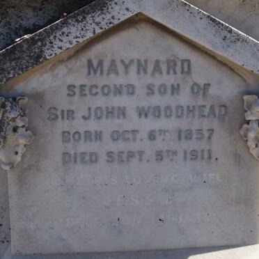 WOODHEAD Maynard 1857-1911 &amp; Jessie 19?4