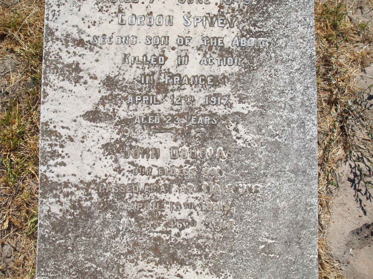 WOODHEAD John Douglas -1935