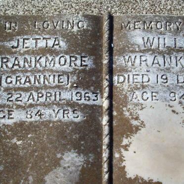 WRANKMORE William -1972 &amp; Jetta -1963 