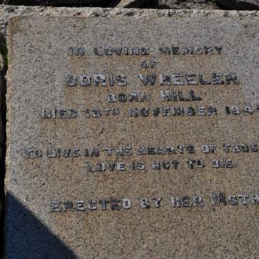 WHEELER Doris nee HILL -1944