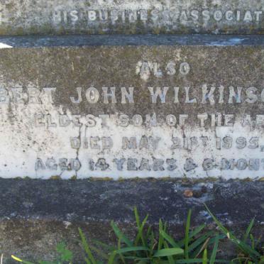 WHITE Thomas Wilkinson 1855-1898 :: WHITE Herbert John Wilkinson -1895 