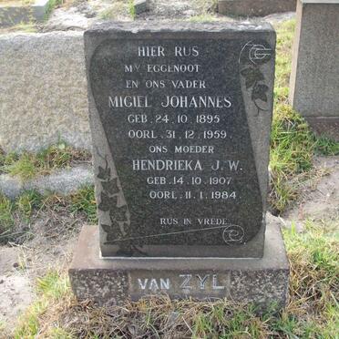 ZYL Migiel Johannes, van 1895-1959 &amp; Hendrieka J.W. 1907-1984