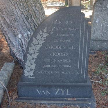 ZYL Jakobus L.L., van 1902-1954