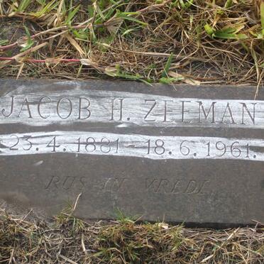 ZEEMAN Jacob H. 1881-1961