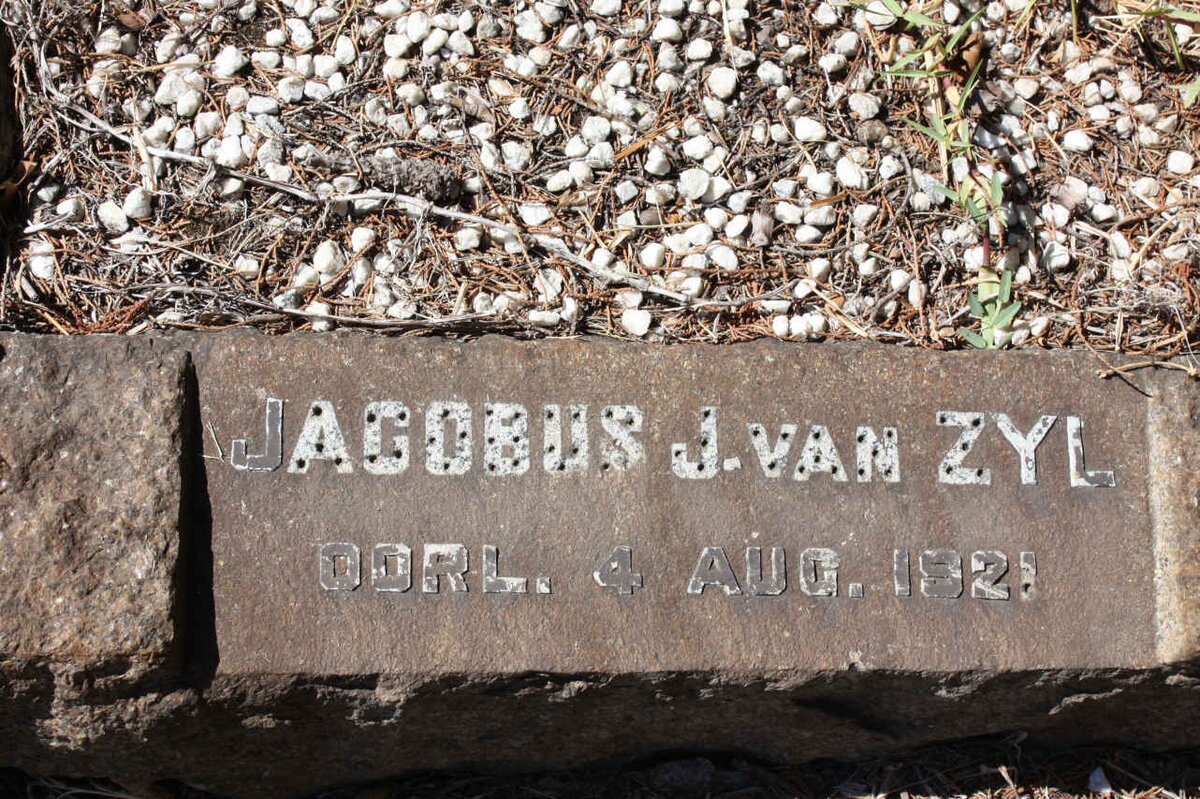 ZYL Jacobus J., van -1921