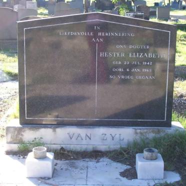 ZYL Hester Elizabeth, van 1942-1965