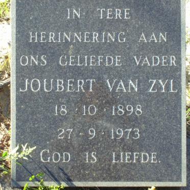 ZYL Joubert, van 1898-1973