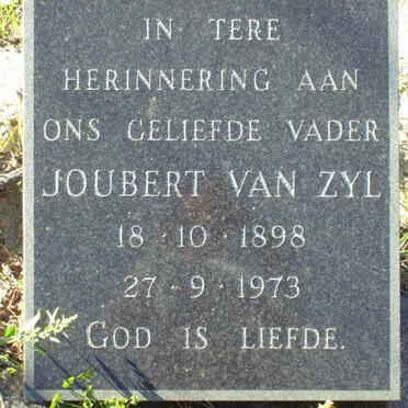 ZYL Joubert, van 1898-1973