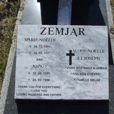 ZEMJAR Marie-Noelle 1964-1996 :: ZEMJAR Jozko 1995-1996