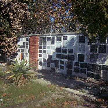 5.  Memorial wall outside the Crematorium grounds