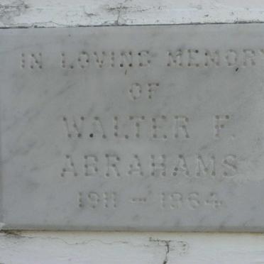 ABRAHAMS Walter F. 1911-1964