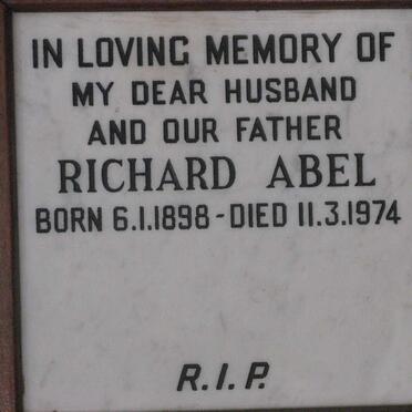 ABEL Richard 1898-1974