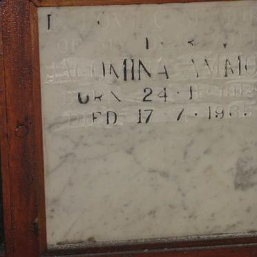 AMMON Jacomina 1914-1965