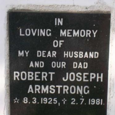 ARMSTRONG Robert Joseph 1925-1981