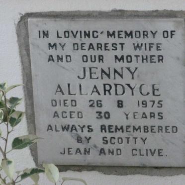 ALLARDYCE Jenny -1975