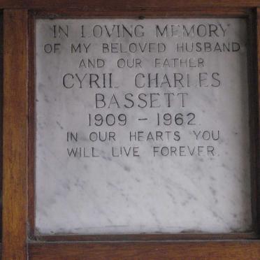 BASSETT Cyril Charles 1909-1962