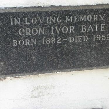 BATE Cron Ivor 1882-1952