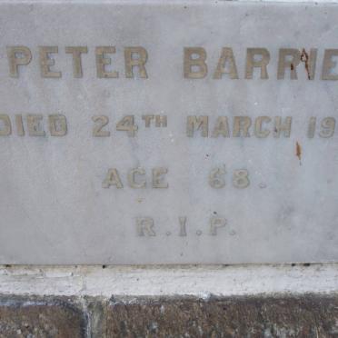 BARRIE Peter -1944