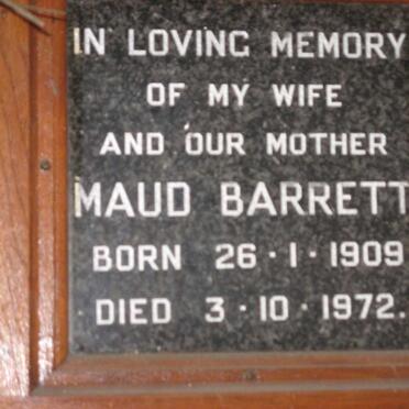 BARRETT Maud 1909-1972