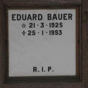 BAUER Eduard 1925-1993