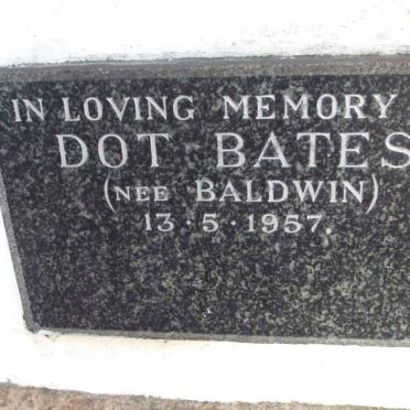 BATES Dot nee BALDWIN -1957