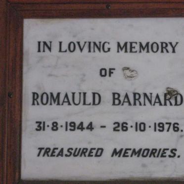 BARNARD Romauld 1944-1976