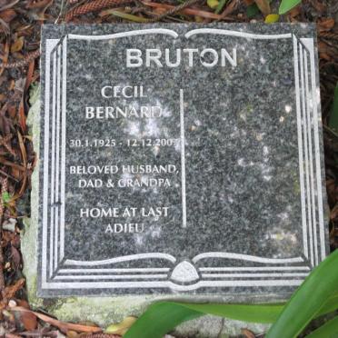 BRUTON Cecil Bernard 1925-2007