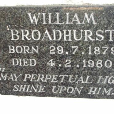 BROADHURST William 1879-1960