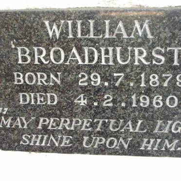 BROADHURST William 1879-1960