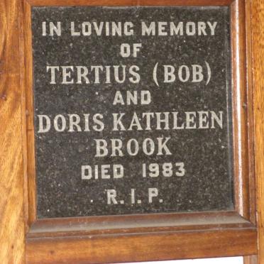 BROOK Tertius -1983 &amp; Doris Kathleen -1983