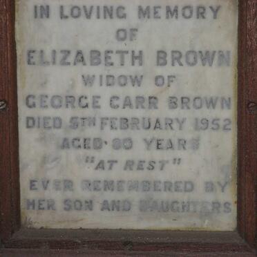 BROWN Elizabeth -1952