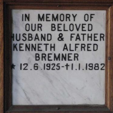 BREMNER Kenneth Alfred 1925-1982
