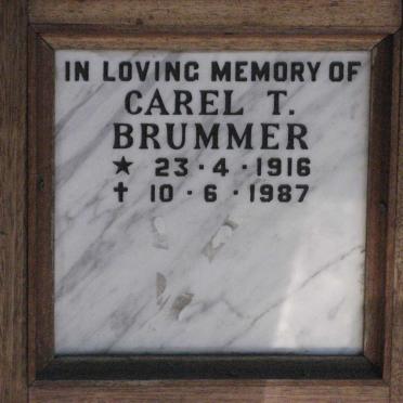 BRUMMER Carel T. 1916-1987