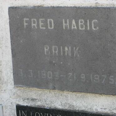 BRINK Fred Habic 1903-1975