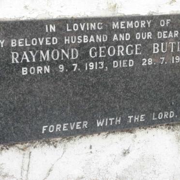 BUTLER Raymond George 1913-1967
