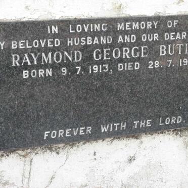 BUTLER Raymond George 1913-1967