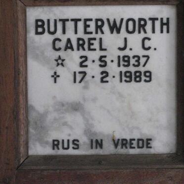 BUTTERWORTH Carel J. C. 1937-1989