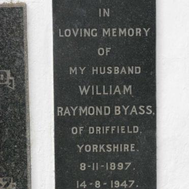 BYASS William Raymond 1897-1947