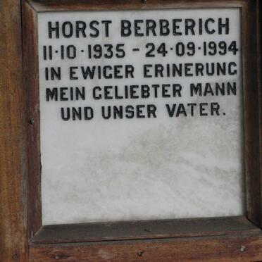 BERBERICH Horst 1935-1994