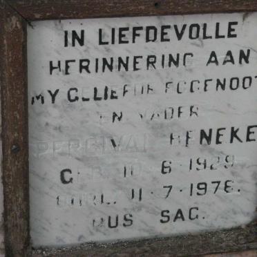 BENEKE Percival 1929-1978