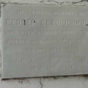 BEZUIDENHOUT Pedder -1966