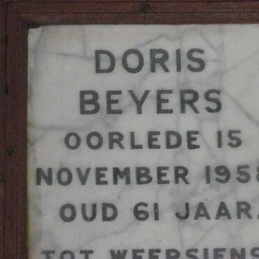 BEYERS Doris -1958