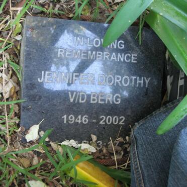 BERG Jennifer Dorothy, v.d. 1946-2002